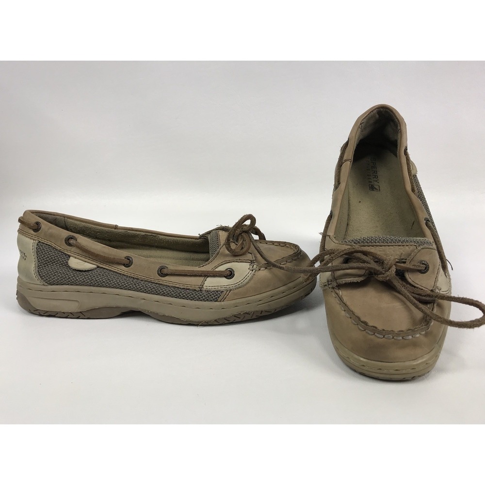 Sperry Top-Sider Angelfish Boat Shoes Tan Womens Size 6M YG36193A